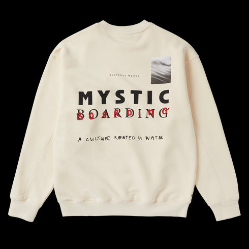 Mystic - Trace Crew Sweat - Off White